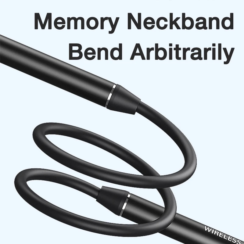 Neckband Headphones – Bluetooth 5.3, Mic, TF Card, Waterproof