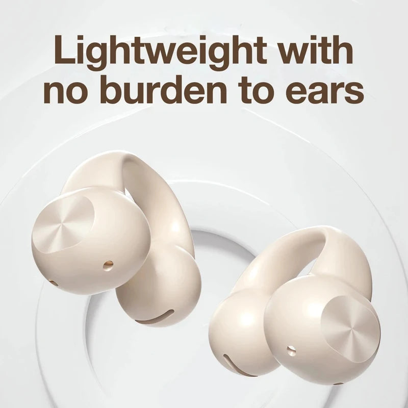 Earring-Style Bluetooth 5.3 Earbuds – Open-Ear, Air Conduction Sport Headphones