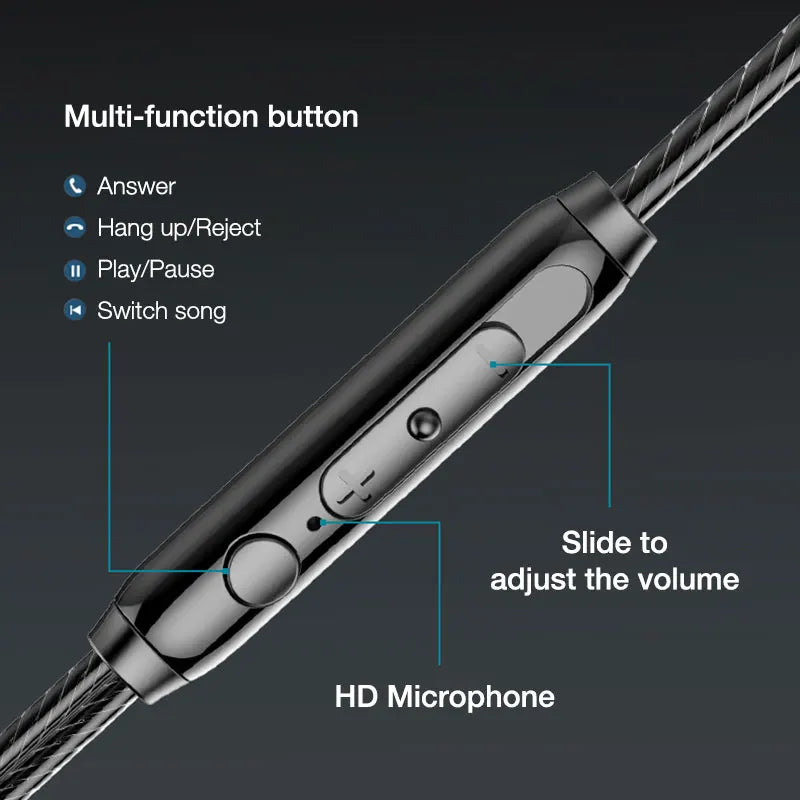 Wired Bass Earphones
