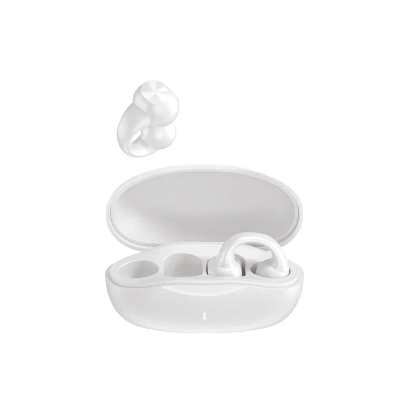 Earring-Style Bluetooth 5.3 Earbuds – Open-Ear, Air Conduction Sport Headphones