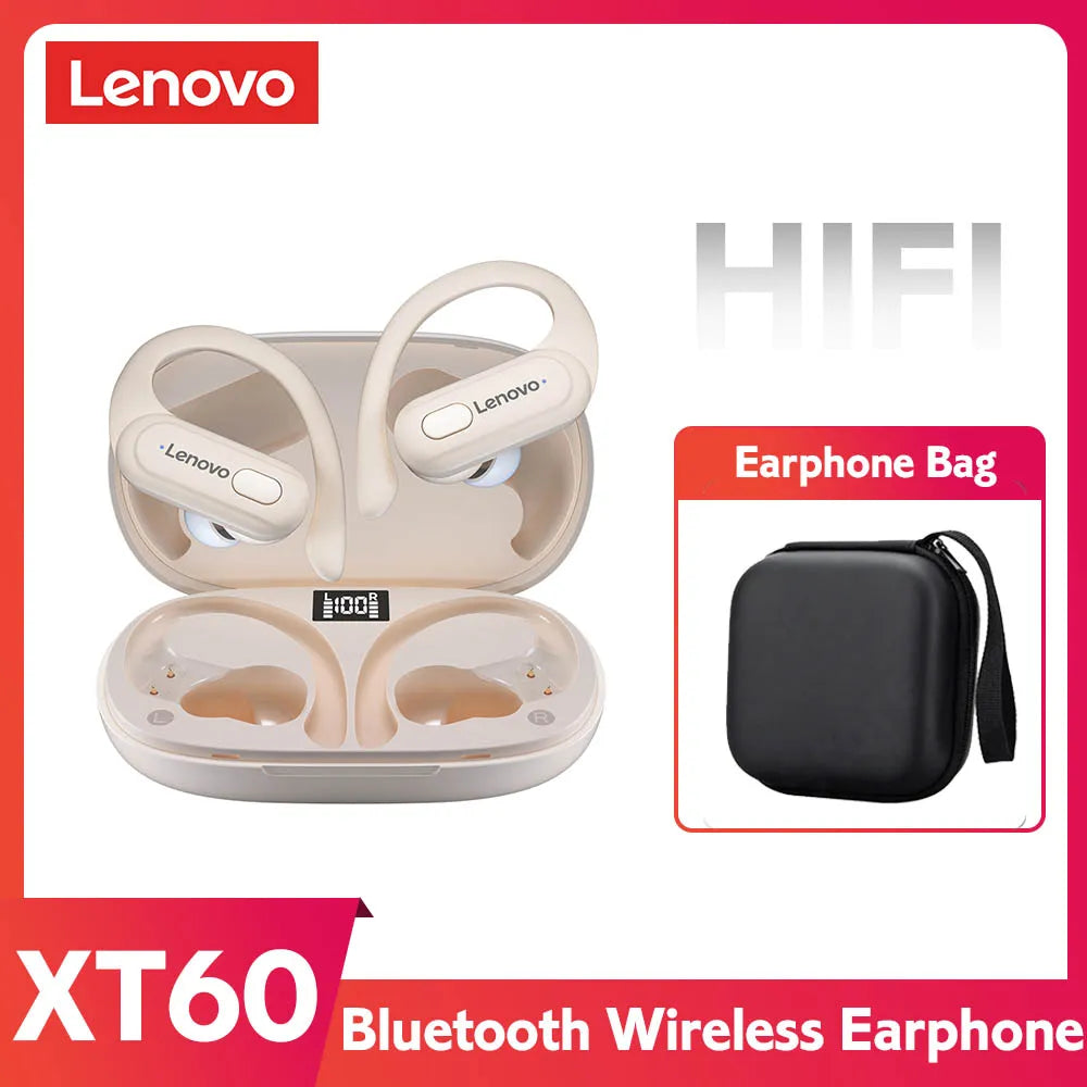 Bluetooth 5.3 Sports Earphones with Mic & Noise Cancellation