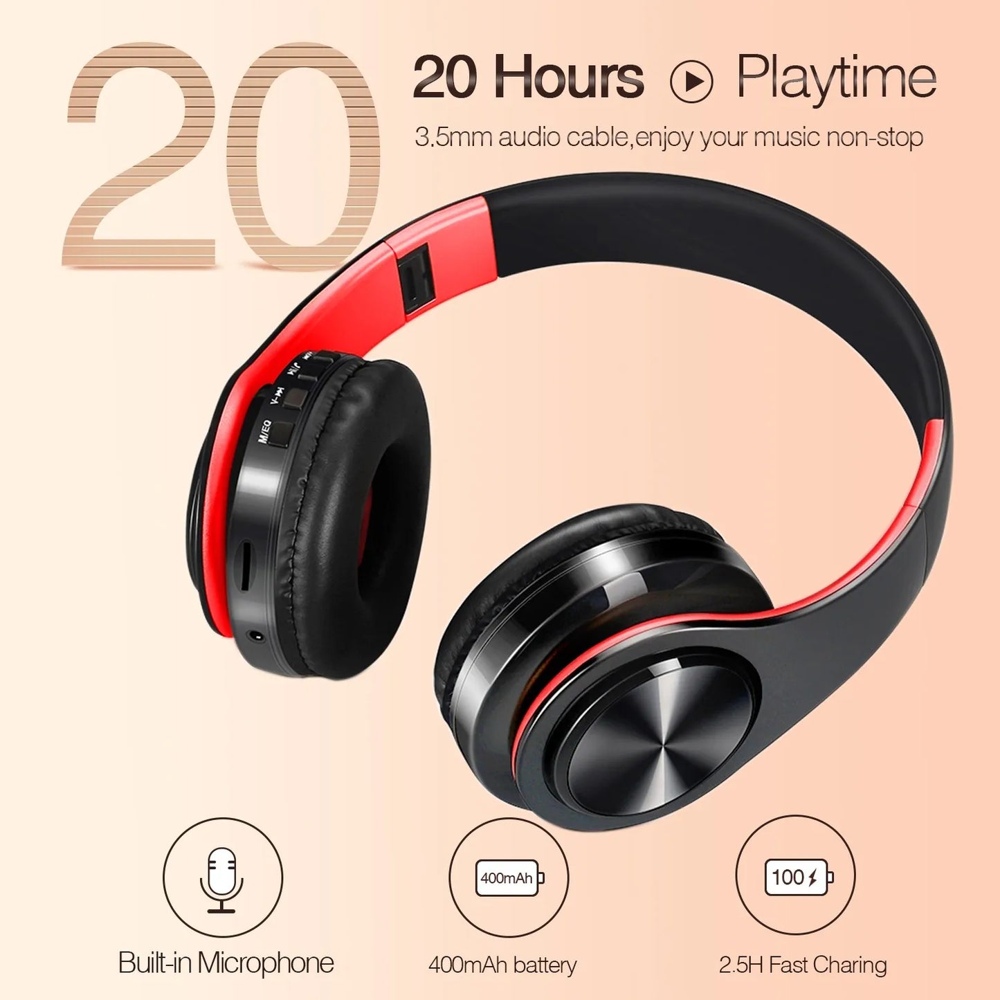 Wireless Over-Ear Headphones