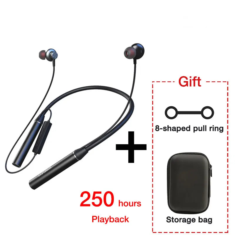 Neckband Headphones – Bluetooth 5.3, Mic, TF Card, Waterproof
