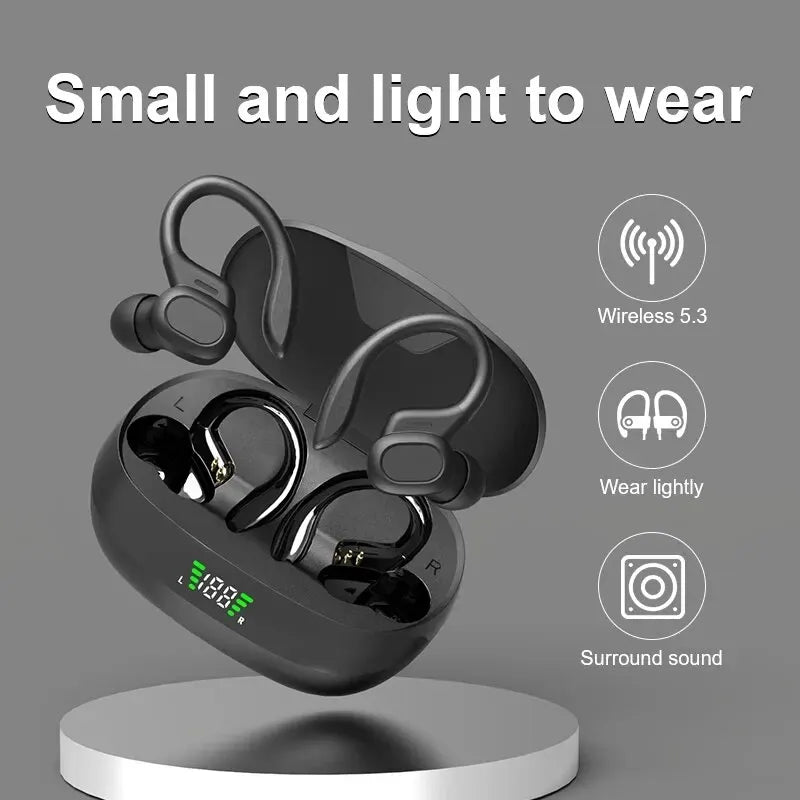 Wireless Earbuds – Sports HiFi Stereo, Waterproof with Mic