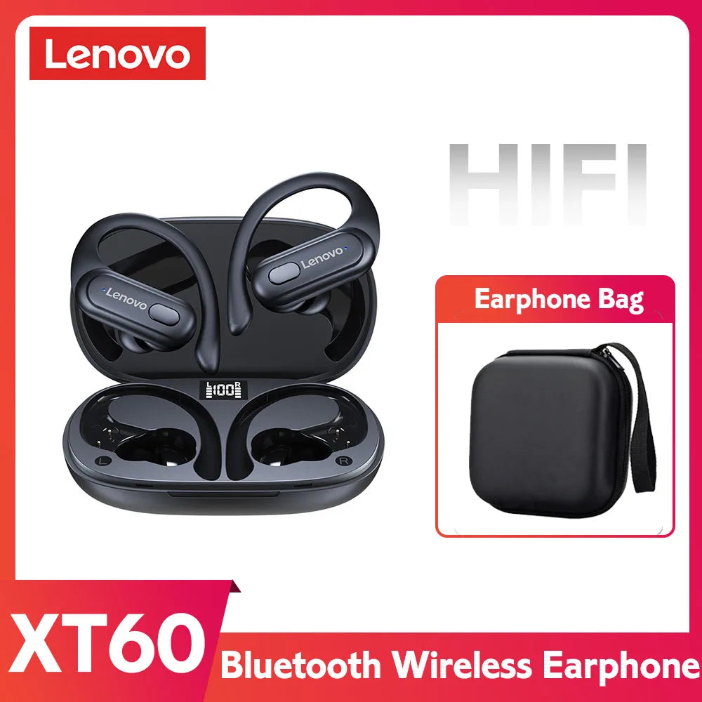 Bluetooth 5.3 Sports Earphones with Mic & Noise Cancellation