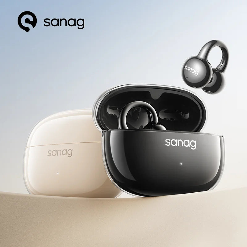 Open-Ear Bluetooth 5.4 Earphones with Mic & IPX4