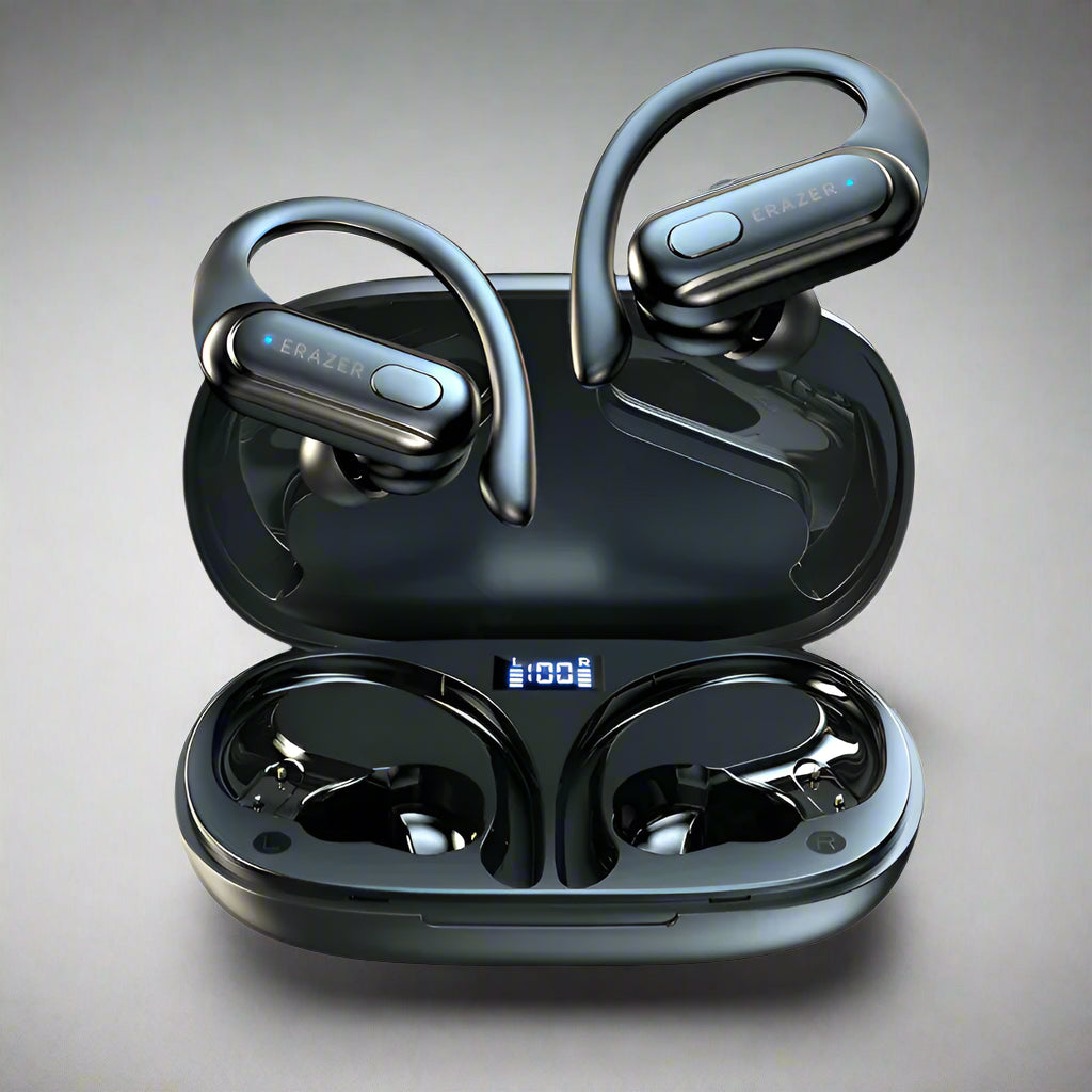 Bluetooth 5.3 Sports Earphones with Mic & Noise Cancellation