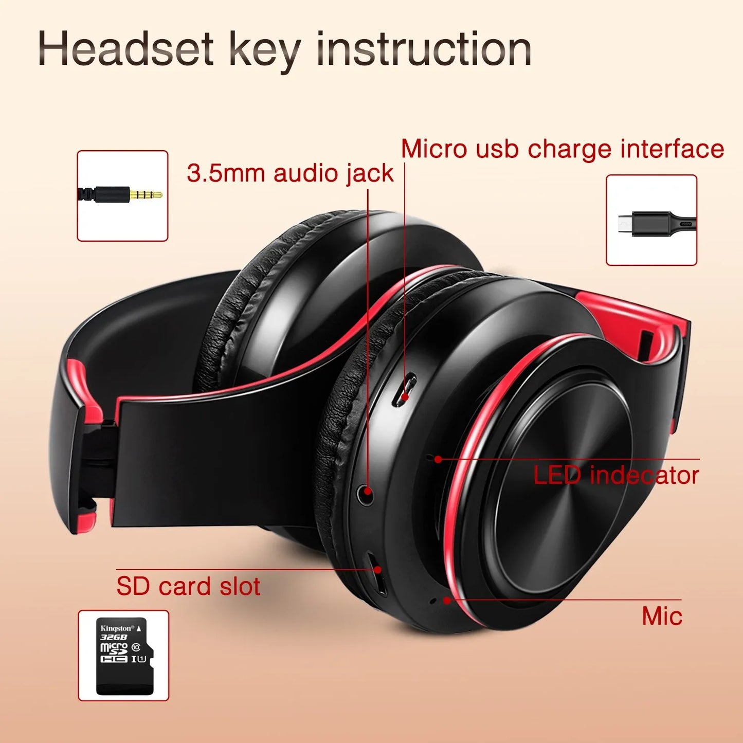 Wireless Over-Ear Headphones