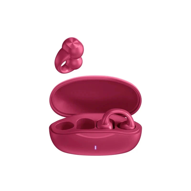 Earring-Style Bluetooth 5.3 Earbuds – Open-Ear, Air Conduction Sport Headphones