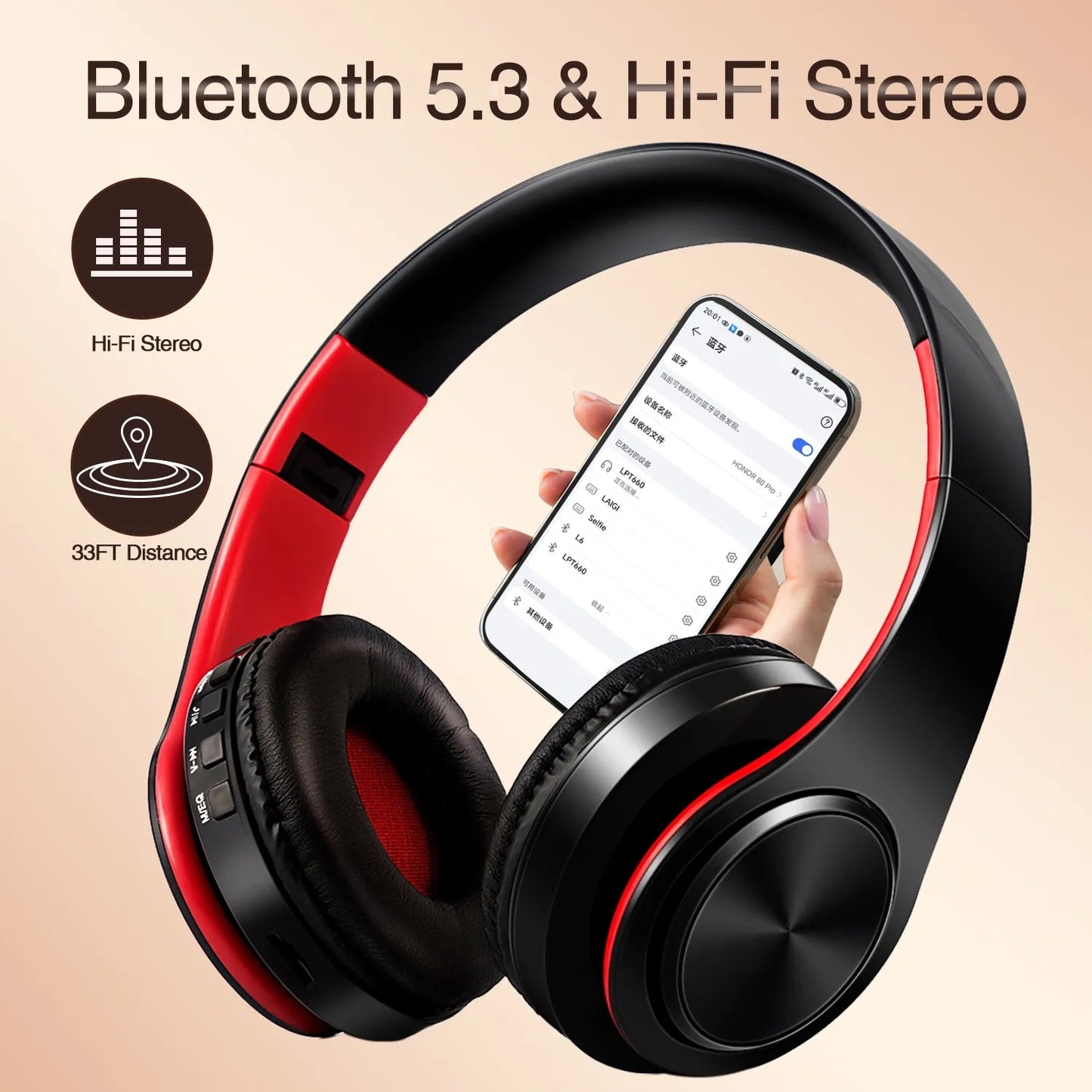 Wireless Over-Ear Headphones