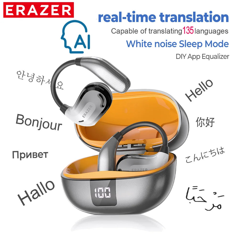 Bluetooth Earphones – ASMR, AI Translate & 13H Playtime