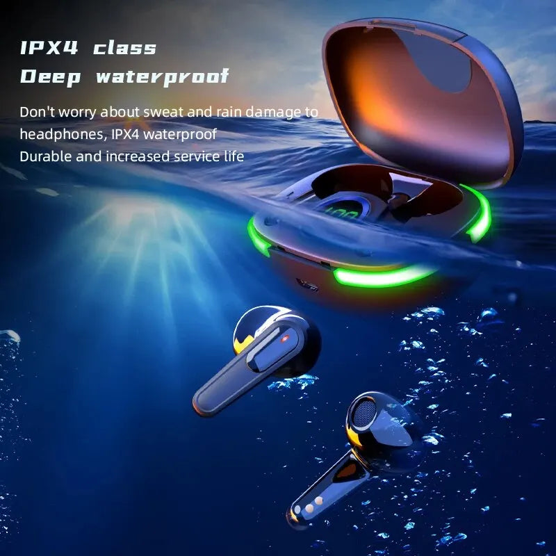 PRO 80 TWS Earphones – Wireless, Touch Control, Digital Display