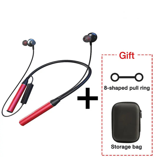 Neckband Headphones – Bluetooth 5.3, Mic, TF Card, Waterproof