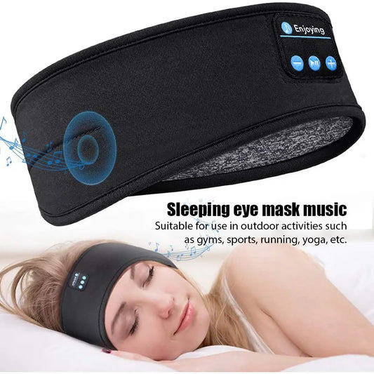 Bluetooth Sleeping Headphones – Soft Sports Headband, Comfortable Music Earphones