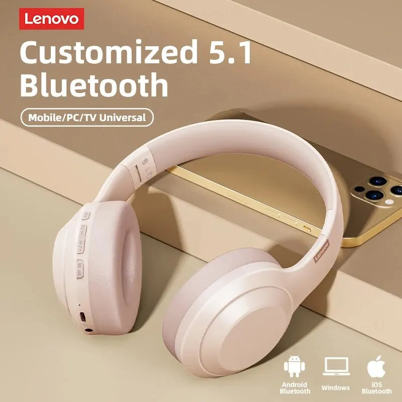 Wireless Headphones – Bluetooth 5.0, Stereo Sound, Built-in Mic