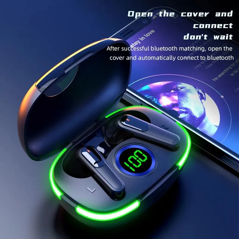 PRO 80 TWS Earphones – Wireless, Touch Control, Digital Display