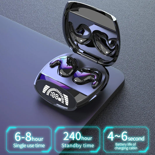 Ultra-Thin Bluetooth 5.3, Noise Cancelling, Digital Display