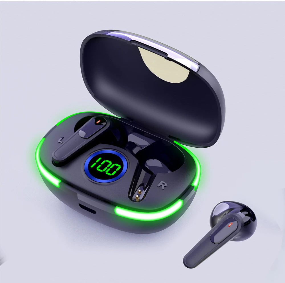 PRO 80 TWS Earphones – Wireless, Touch Control, Digital Display