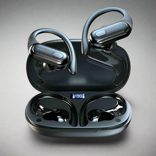 Bluetooth 5.3 Sports Earphones with Mic & Noise Cancellation