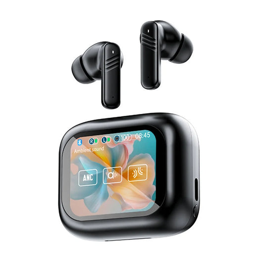 Bluetooth 5.4 ANC Earbuds – Full Touch, HiFi Stereo & ENC Mic