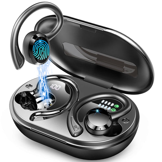 Bluetooth 5.3 Wireless Earbuds – 48H Playtime & Noise Cancelling Mic for Sports